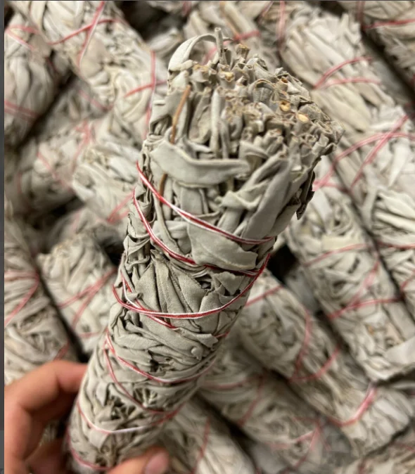 Wholesale Organic California 4inch White Sage Bundle Smudge Incense Stick