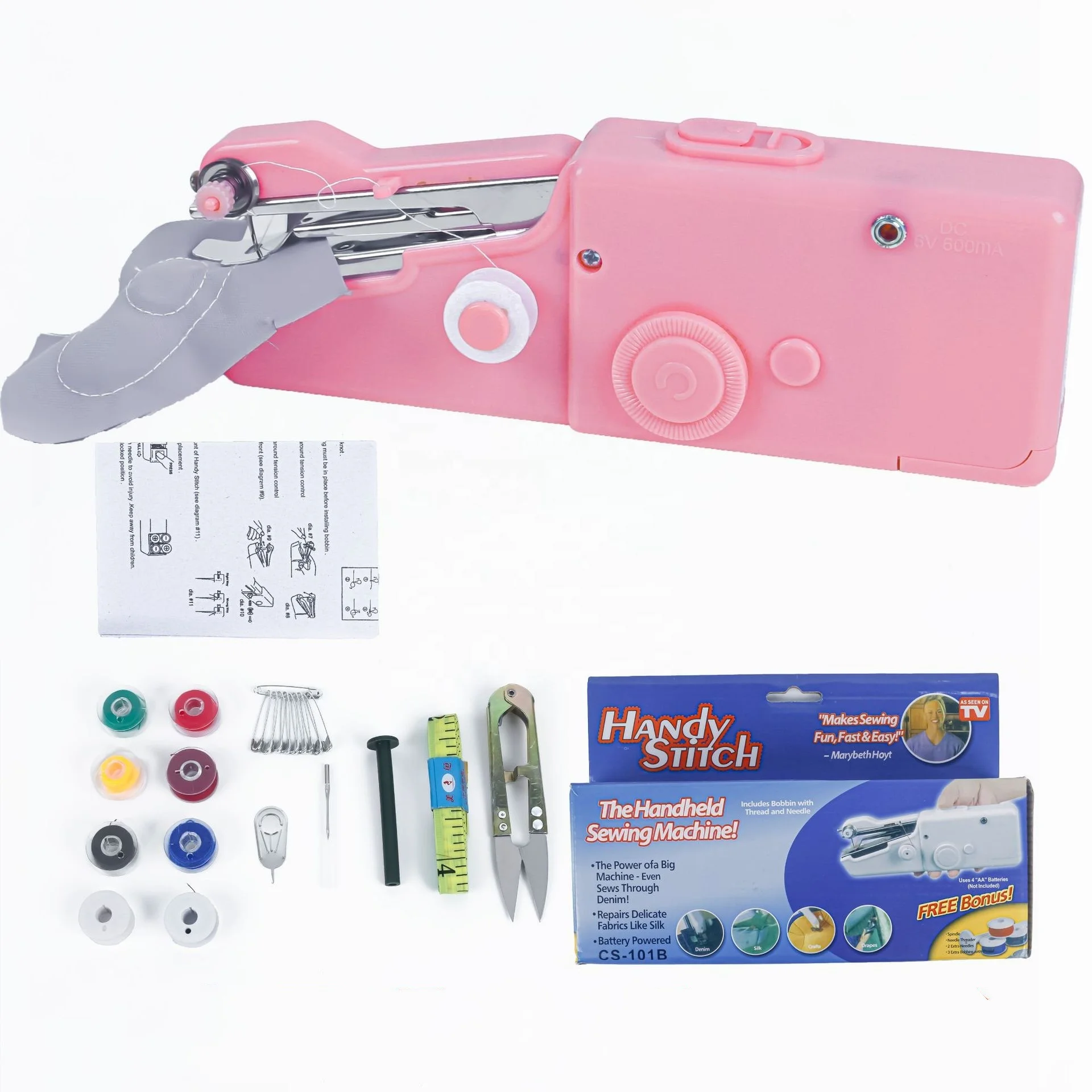 Best-selling Handheld Portable Electric Sewing Machine Mini Sewing Machine Handy Stitch Household Accessories