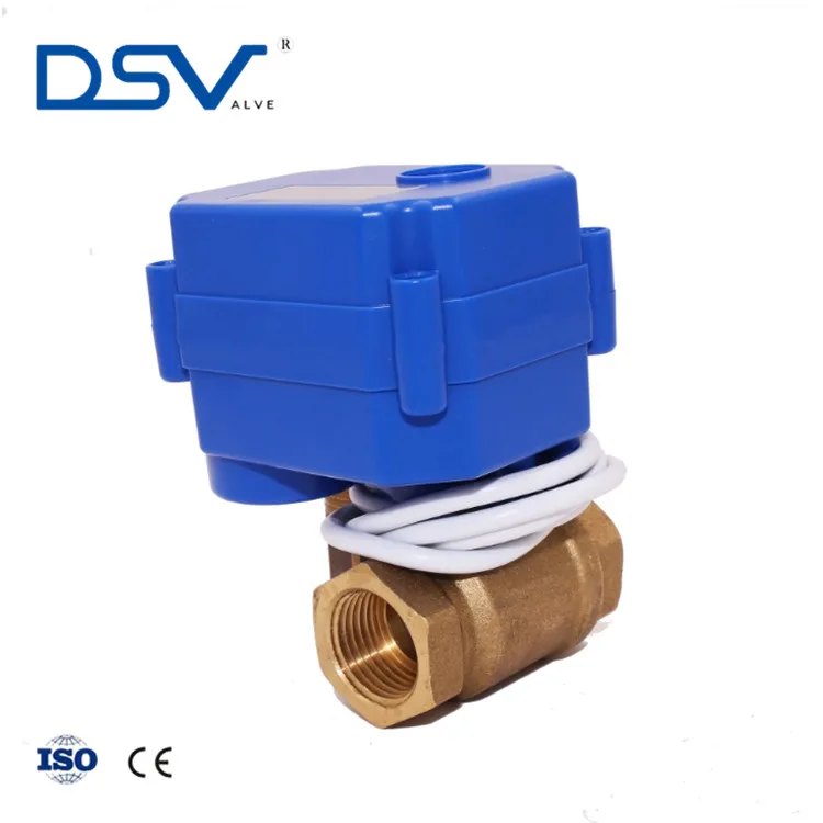 Motorized 220V Brass Flot Ball Valve