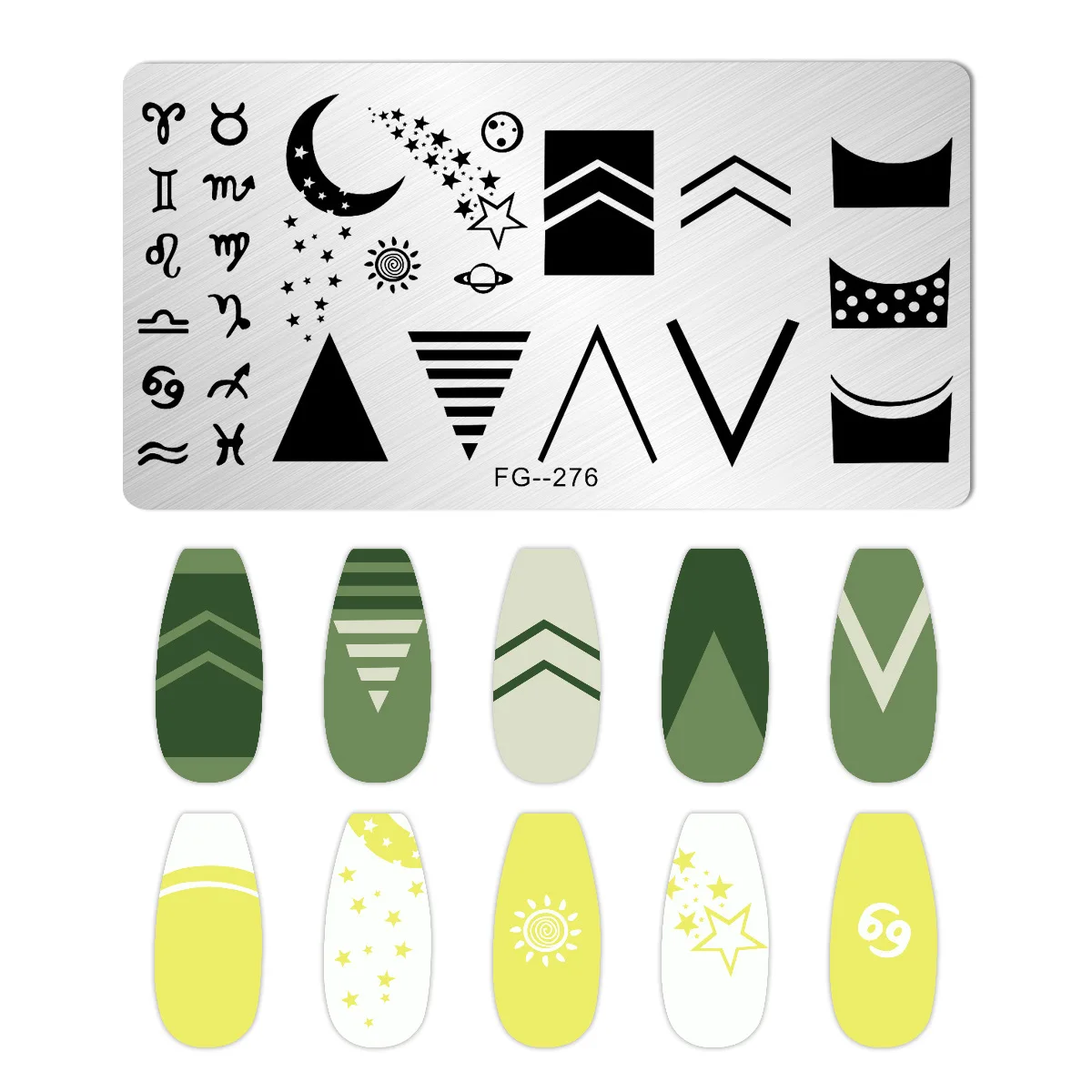 Custom Design Stainless Steel Stamp Plate OEM ODM Polish Set Nail Art Stamping Plates