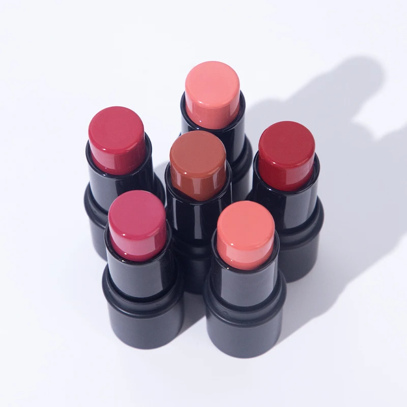 LOW MOQ Factory Face Makeup Blusher Multi Colors Deep Skin Long-lasting Moisture Vegan Blush Stick