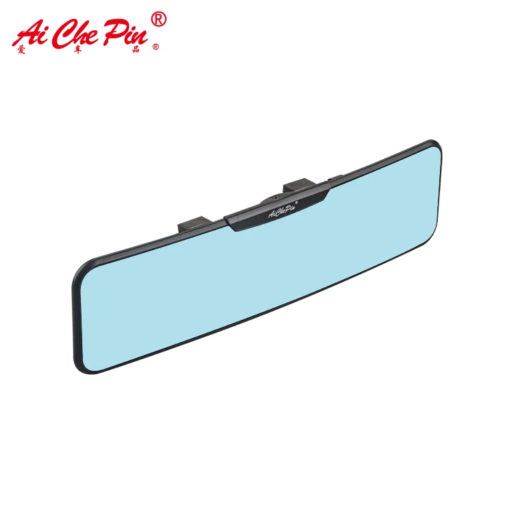 Custom Car Blue Rearview Mirror Auto Reverse Back Parking Wide Angle Interior Mirror