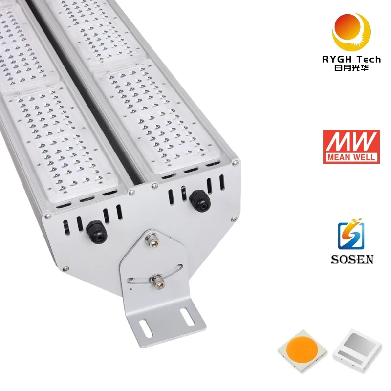 2700k 3000k 300 watt 400w 4ft industrial warehouse lighting strip led high bay linear light