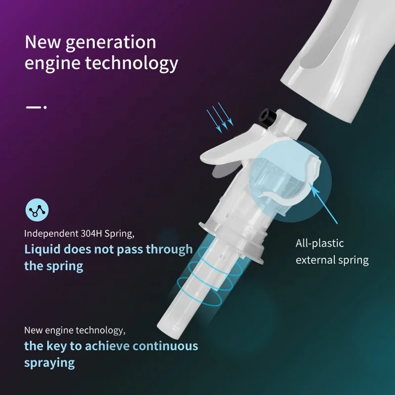 200ml colorful Hair Salon Continuous Fine mist Spray Bottle Personal care plastic empty bottle