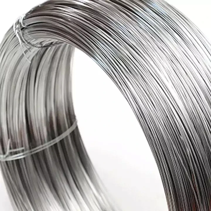 0.8mm 201 304 316 SS stainless steel cold drawing wire  rope for welded mesh fence