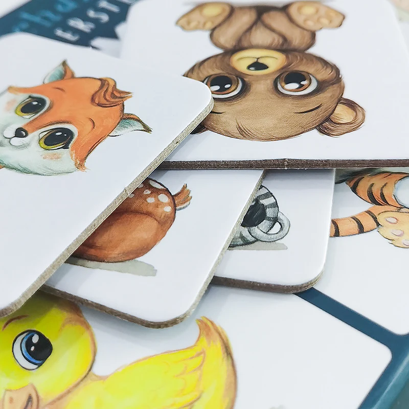 FREE SAMPLE  Custom Educational Paper Promotional Card Board Game Custom Printing Funny Learning Memory Card Game For Children