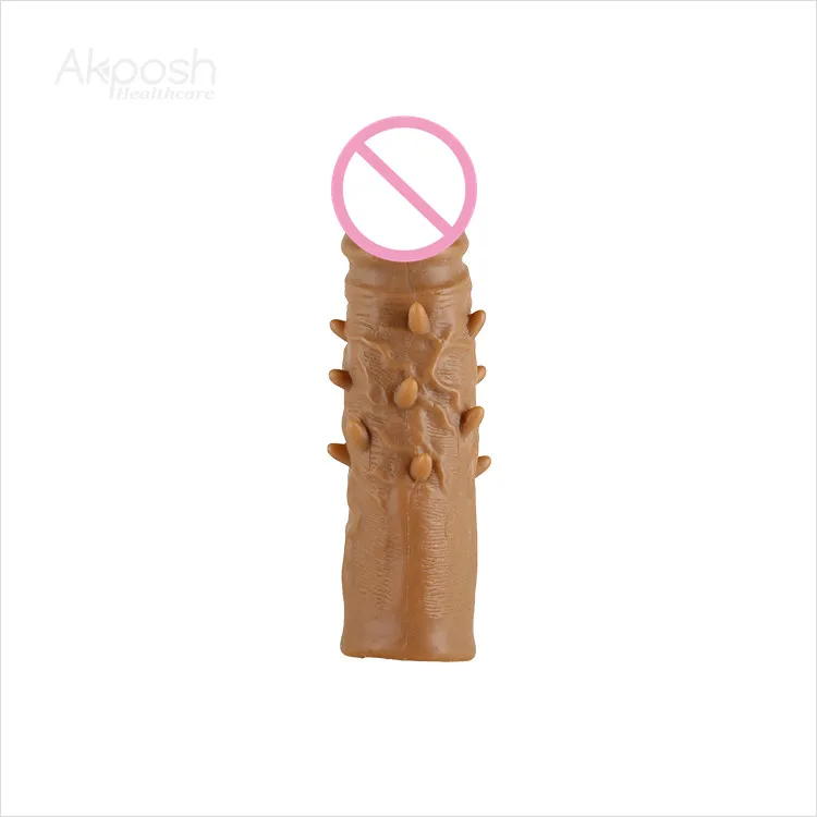hot sale sex toys for male penis sleeve cock extender extension silicone delay enlarge dildo condoms reusable portable for adult