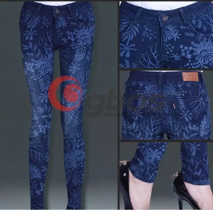 GBOS Jeans Laser Washing Machine Denim Dry Processing Machine Denim Jeans Laser Washing Engraving Marking Machine