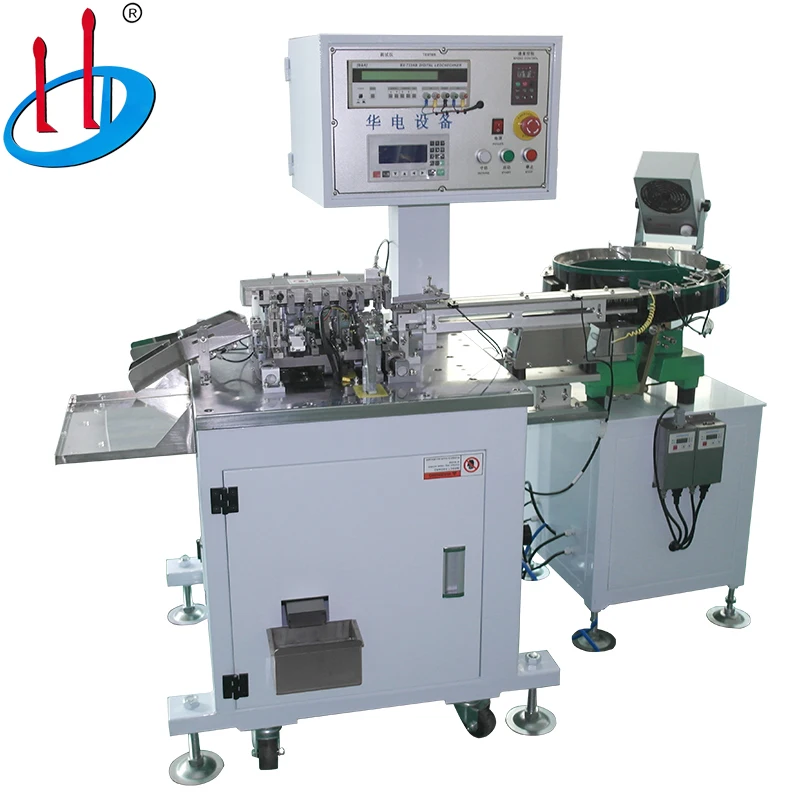 Fully Automatic Transistor Capacitor Radial Component Lead Cutting Forming Bending Machine Form K Type 90 Degrees Long and Short