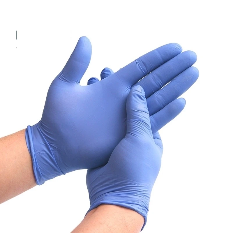Disposable Nitrile Nitrile Wear Resistant Medical Gloves