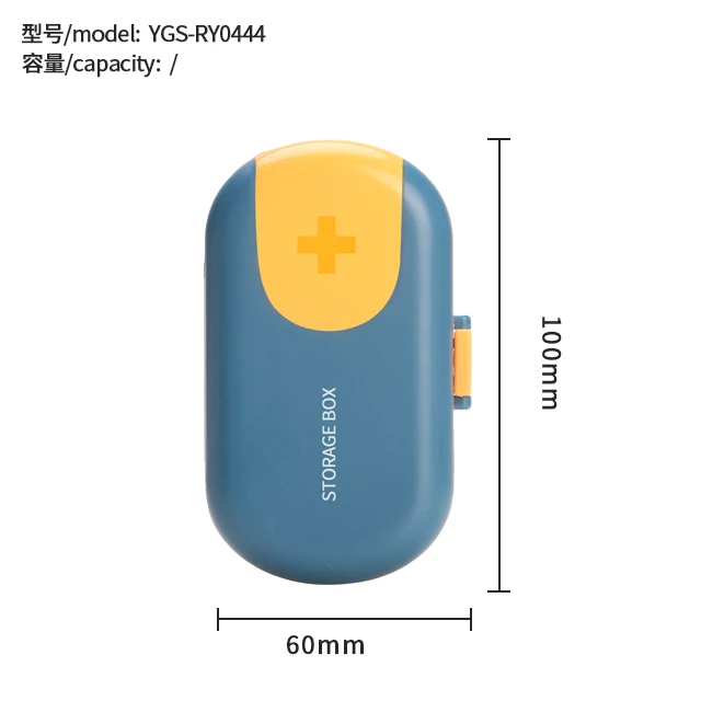 Portable Travel Pill Case Organizer Medicine Storage Container Drug Tablet Pills Box 4/6 Grids Plastic Pillboxes