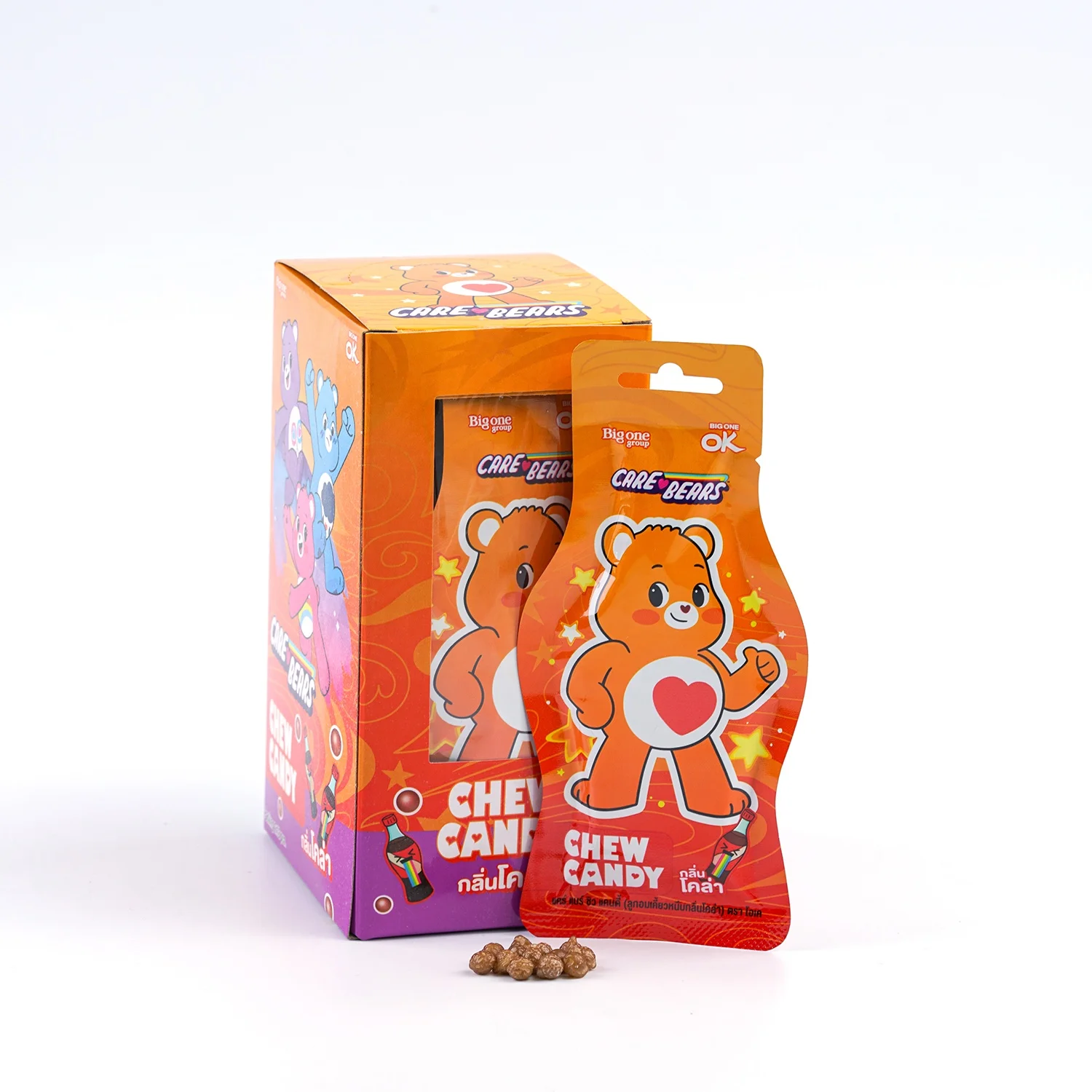 Vegan halal candy display cola shape bag BRC SHC millions candies import sweets chewy caramelo exotic bonbon OEM pack chew candy