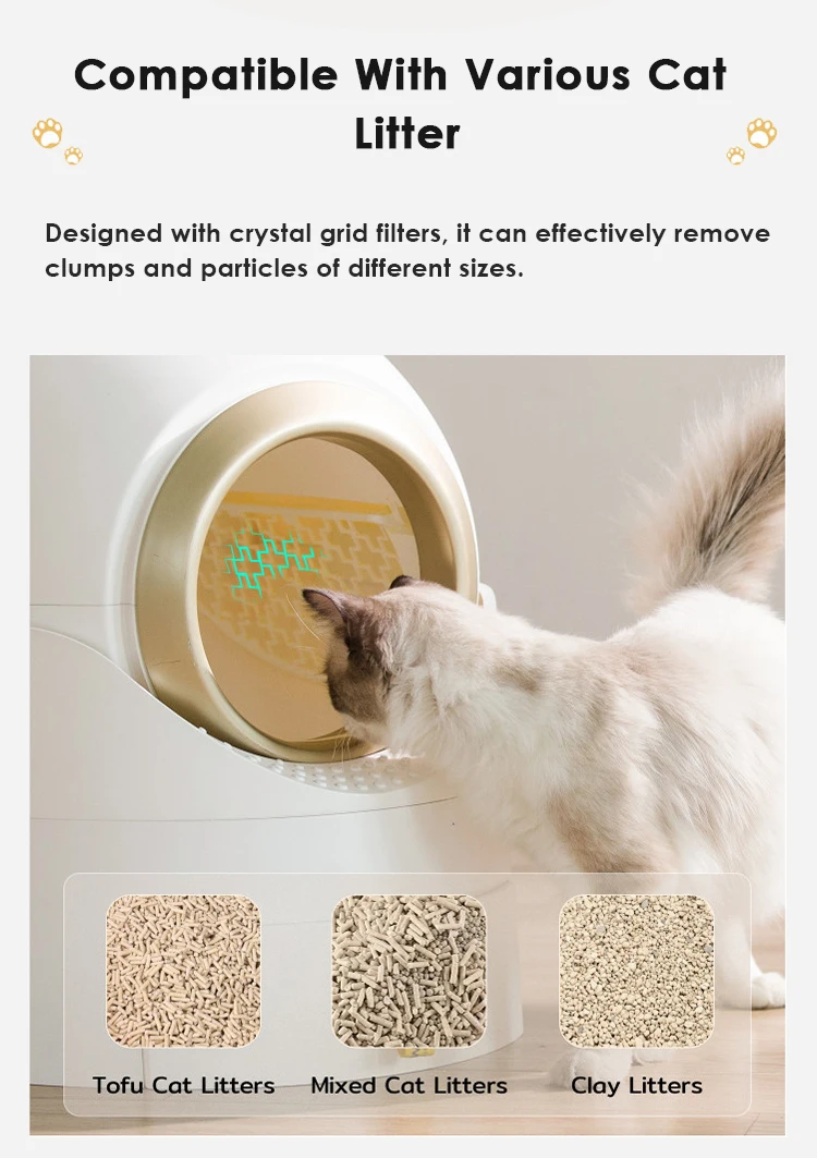 Semi-automatic Shovel Excrement Tools Drawer Cat Litter Box Intelligent Cat Toilet