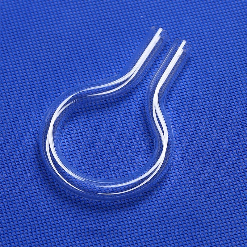 clear u bend quartz glass tube cycloidal quartz glass pipe