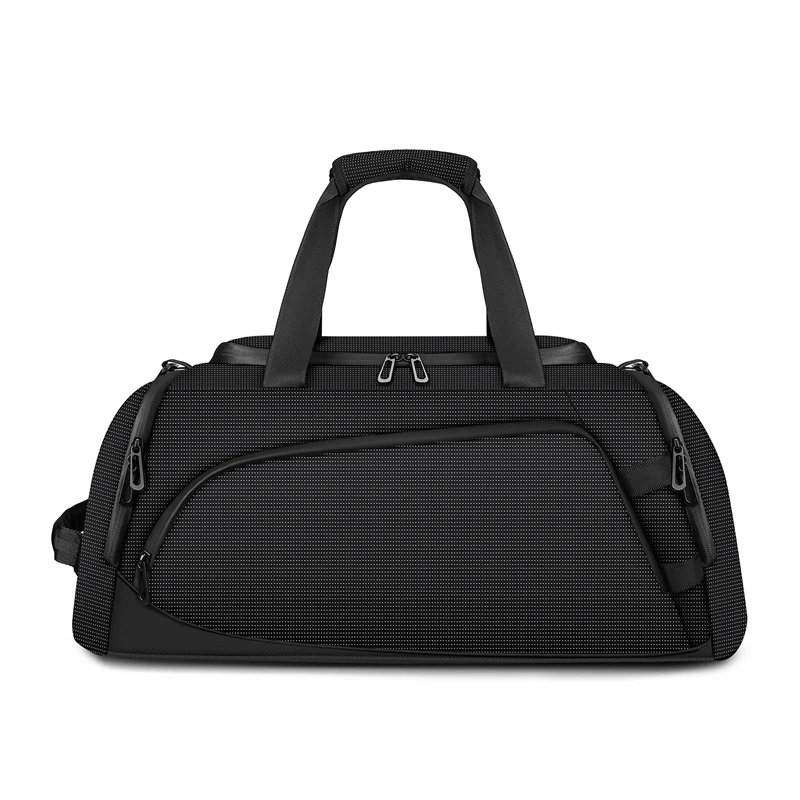 Nylon Waterproof Travel Backpack Convertible Weekender Leather Duffel Bag Quilted Fabric Gym Duffle Bag Luxury Gym bag