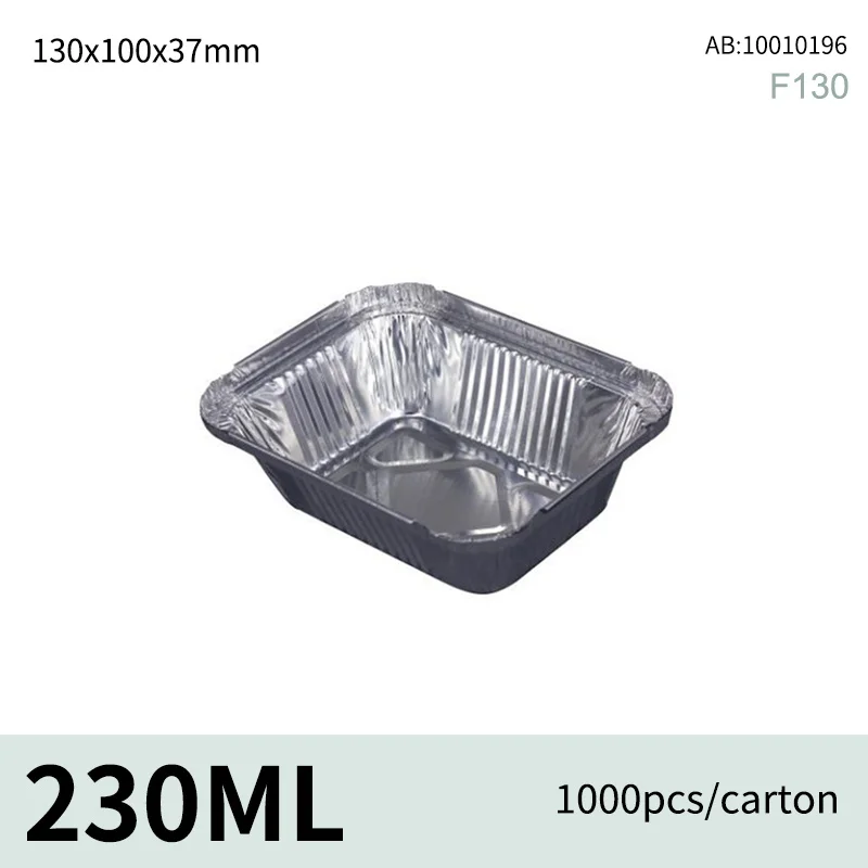 high quality Aluminium Foil Takeaway Food Containers/Box Custom Disposable Aluminium Foil Baking Pan/Tray With Plastic Lids