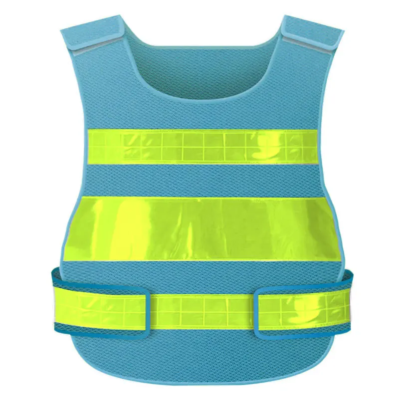 Various sizes safety fluorescent vest breathable reflective clothes reflective vest printing