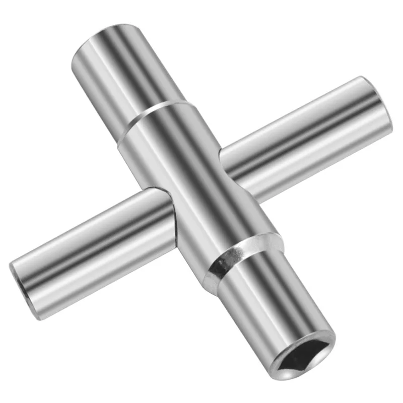 New Mini 4 in 1 Universal Faucet Wrench Square Key Plumber Bathroom Wrench For Gas Meter Cabinets Bleed Radiators 6/7/8/9mm