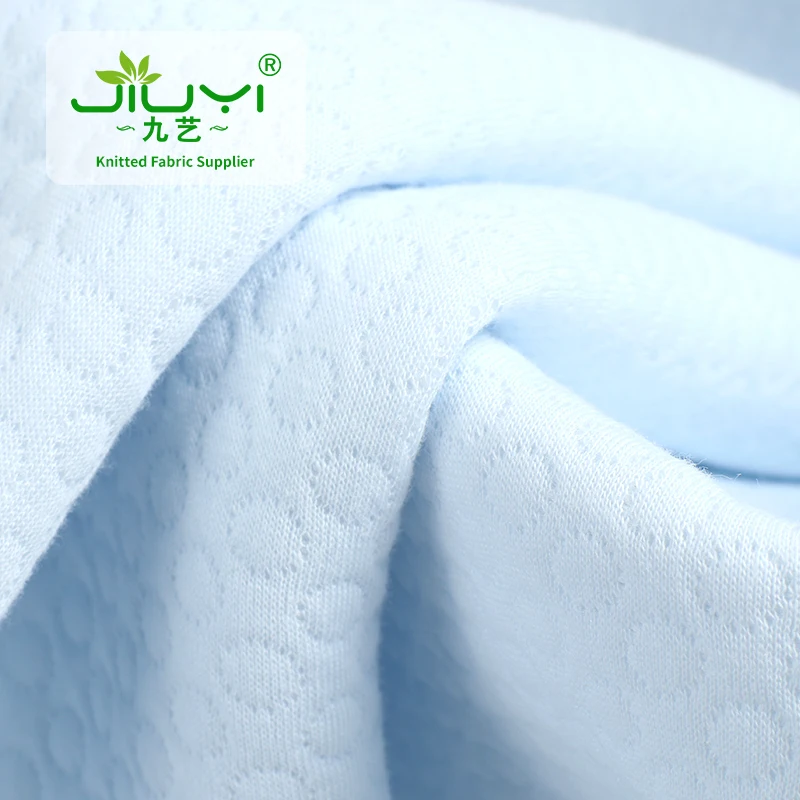 wholesale 95% cotton 5%spandx sustainable lightweight single jersey knit fabric for sleepwear