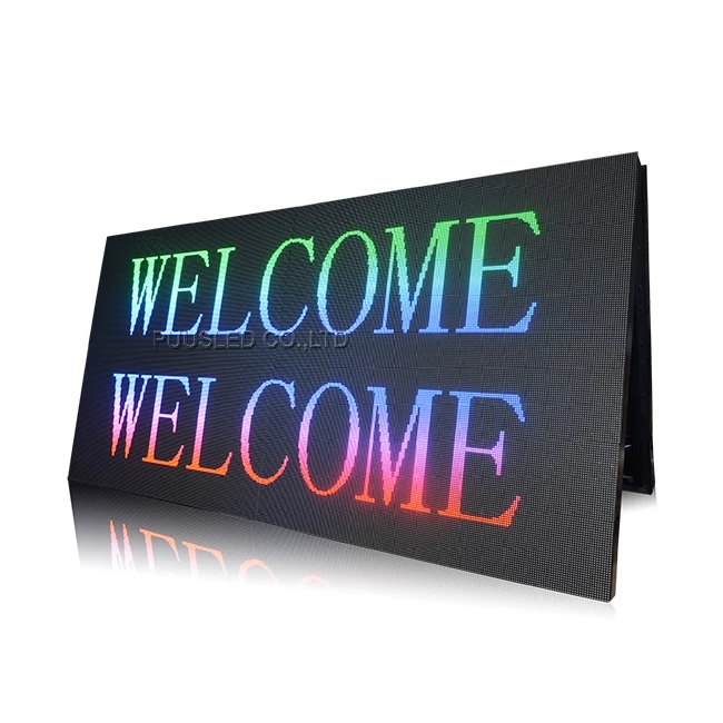 Outdoor waterproof message scrolling sign Full color programmable advertising display board Advertising information display sign