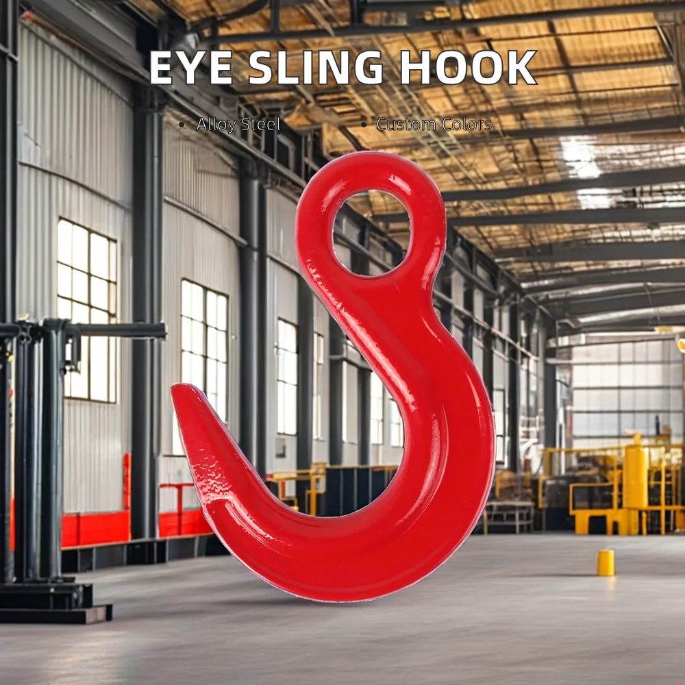 Alloy Steel Eye Sling Hook with Latch for Heavy Industry Hanger Applications