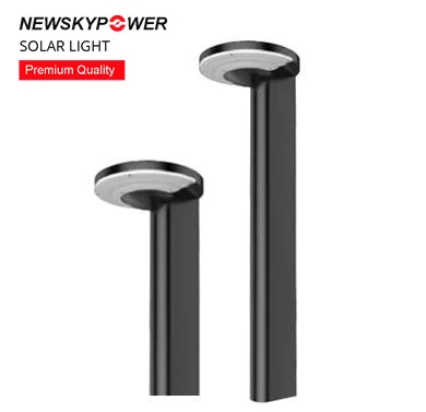 Aluminum Bright Solar Energy Saving  solar lamps for Outdoor Bollard Lighting 5W Solar Panel garden home yard walkway decorative