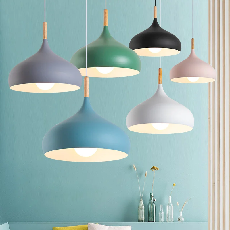 Nordic minimalist living room dining room Restaurant pendant lights hanging pendant lamp pendant chandelier