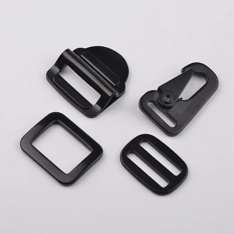 Inner Width Adjustable Tri Glide Buckle for Fall Protection Safety Harness Accessories JS Custom Cheap 25mm Sheet Steel 200 11g