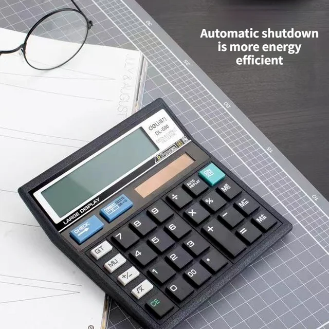 Brand calculator large display dedicated dual power matte non-slip durable financial