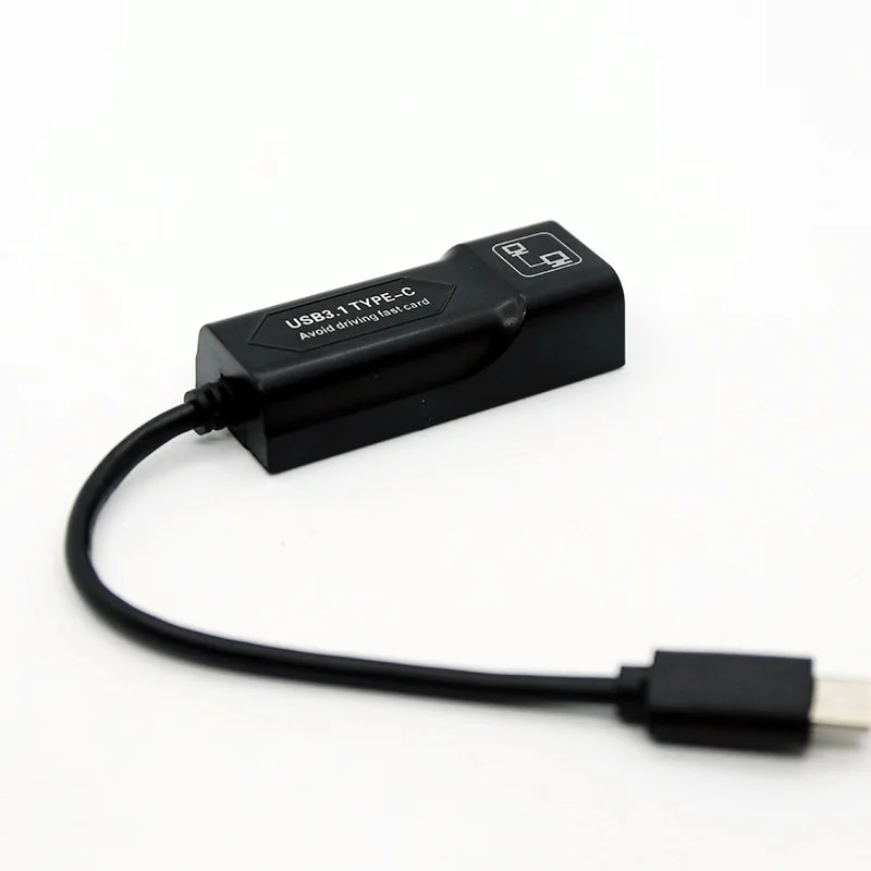 Type c к rj45 gigabit hub вспененный PE usb c к rj45 адаптеру