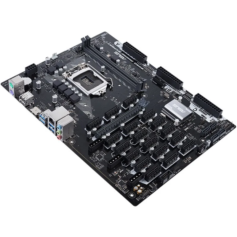 B250 добыча эксперт материнская плата LGA-1151 блок питания ATX 12В 19gpu gpu поддержка rx580 8 Гб rx5700xt gtx1660super