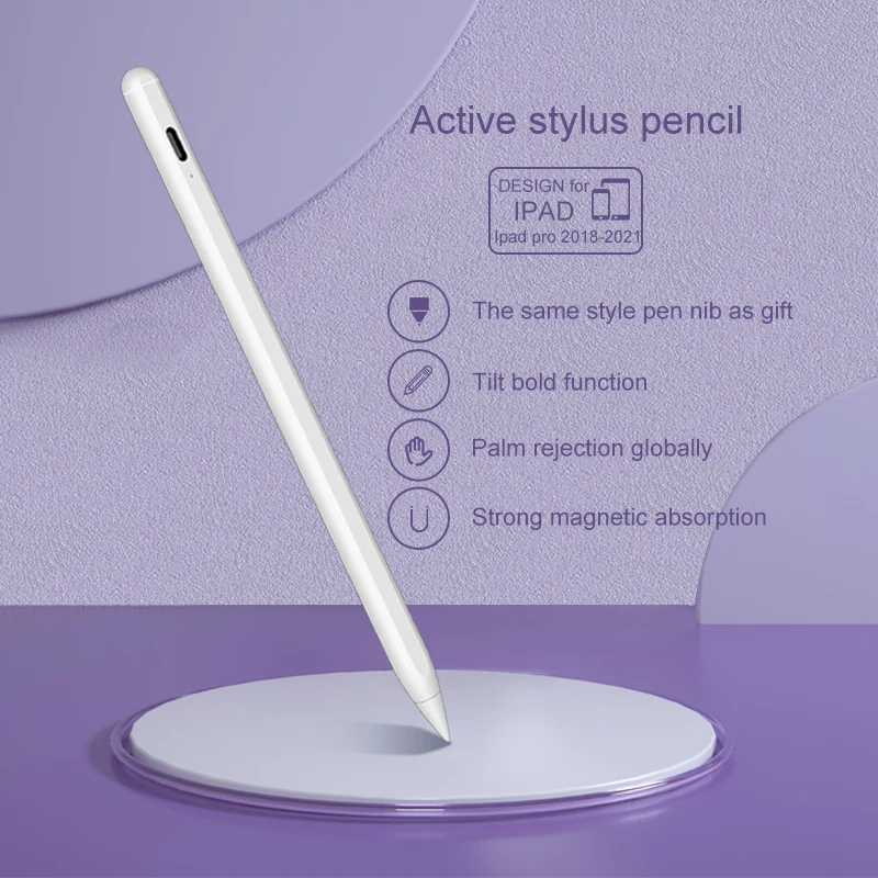 2021 Amazon Hot capacitive caneta lapiz tactil Digital Stylus Pen writing smart Touch screen tablet stylus pen