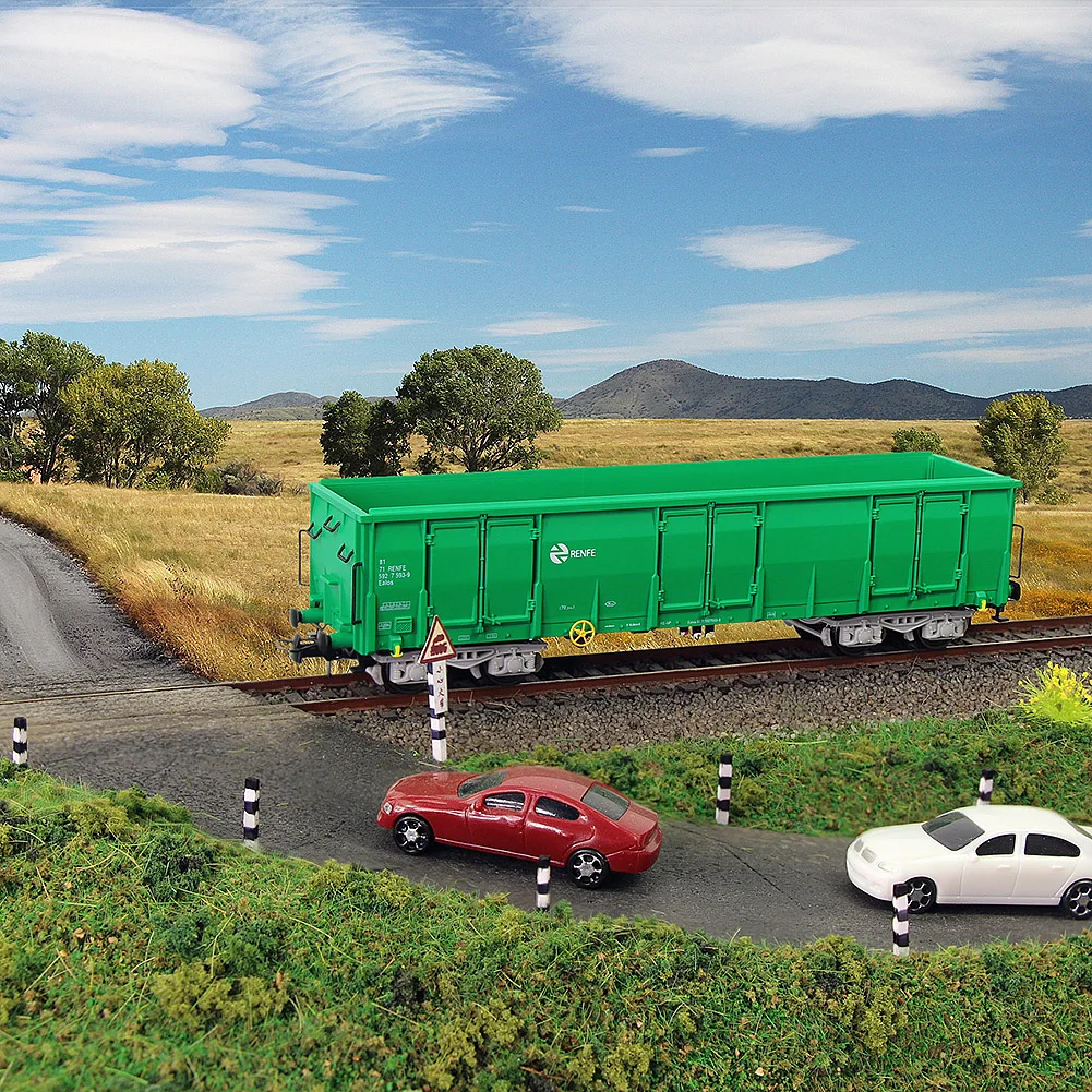 C8742 HO Scale Printed High-side Gondola Car Railway Wagons Rolling Stock 1:87 Freight Car