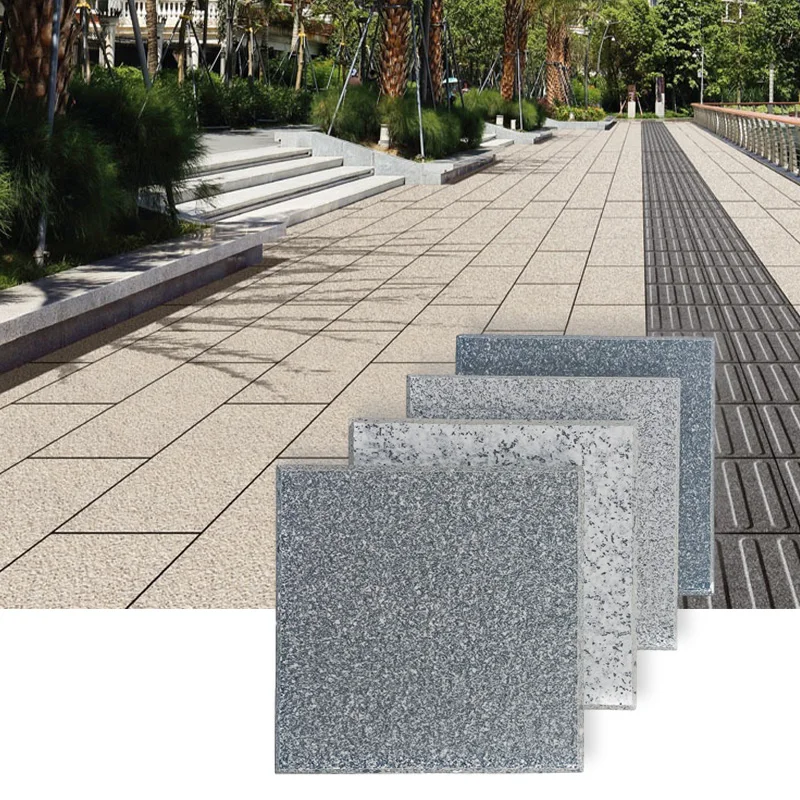 High Hardness Walkway Tile Non Slip Pavement Stone 20mm Thickness Outdoor Tiles For Driveway Paving Stone