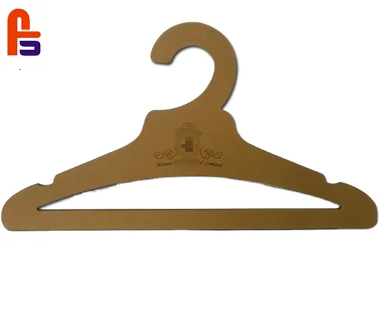 Recycled Biodegradable Cardboard Paper Clothes Hanger Custom Printed Red Carton Customized Jewelry & Watch & Eyewear * Fs Accept
