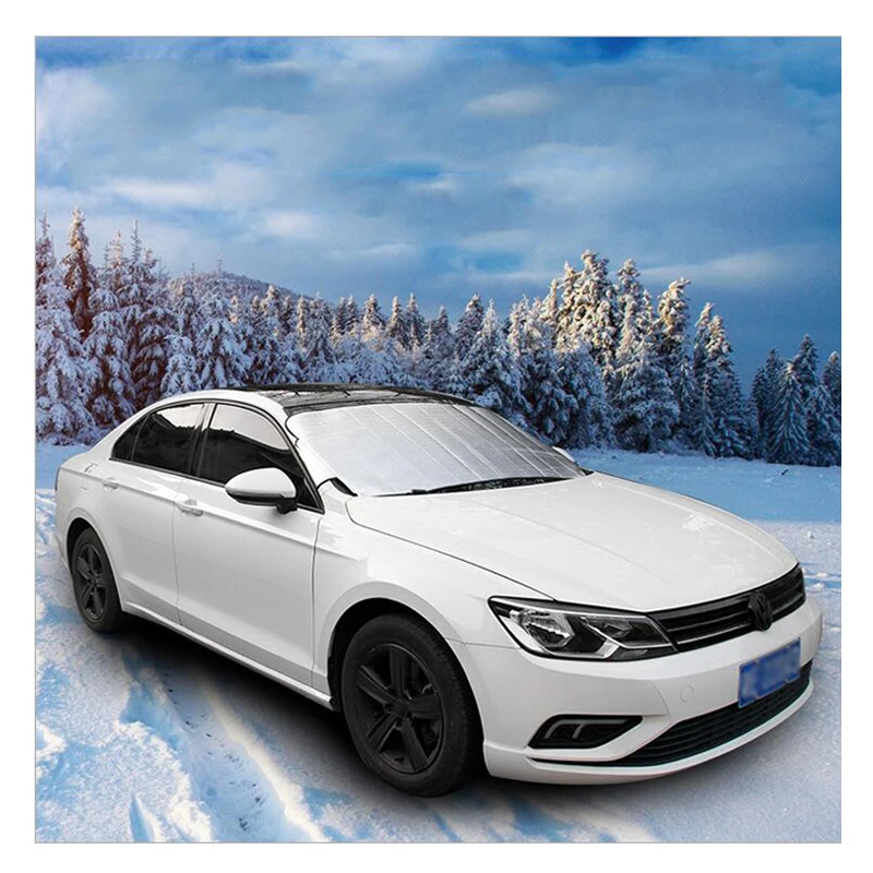 Best Price Waterproof And Frost Proof Car Windshield Snow Cover For Car SUV Universal Car Sunshade