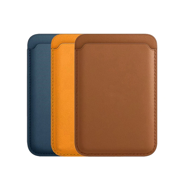 Mobile Phone Strong Magnetic Phone Wallet Holder Card Case Business Ceredit Pocket Pu Leather Card Holder Wallet For Iphone