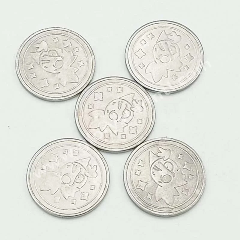 Gumball/toys/ claw game machine metal coin operated vending machine arcade token coin Wholesale customized token