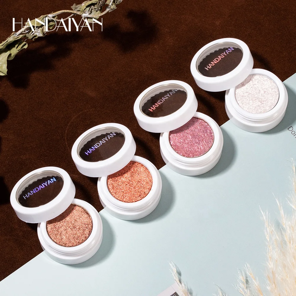 12 Colors Monochrome Potato Mashed Eyeshadow Glitter Shimmer Shining Lasting Metallic Eye Shadow Cosmetic