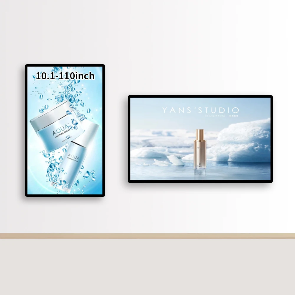 21.5 32 43 49 55 65 Inch Window Wall Mounted Touch Screen Smart Digital Signage Advertising Display Lcd Screen