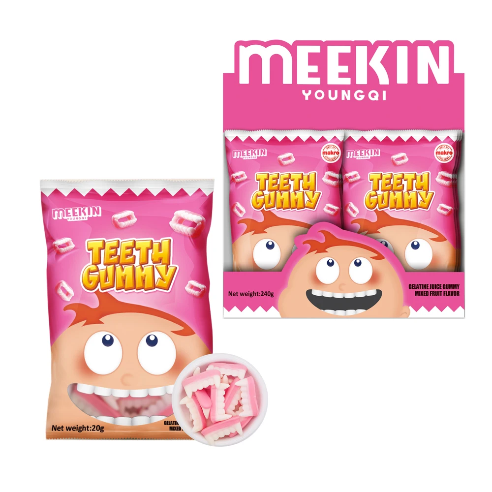 wholesale candy manufacture new lovely tooth soft candy wholesale  manufacture   gummy candy