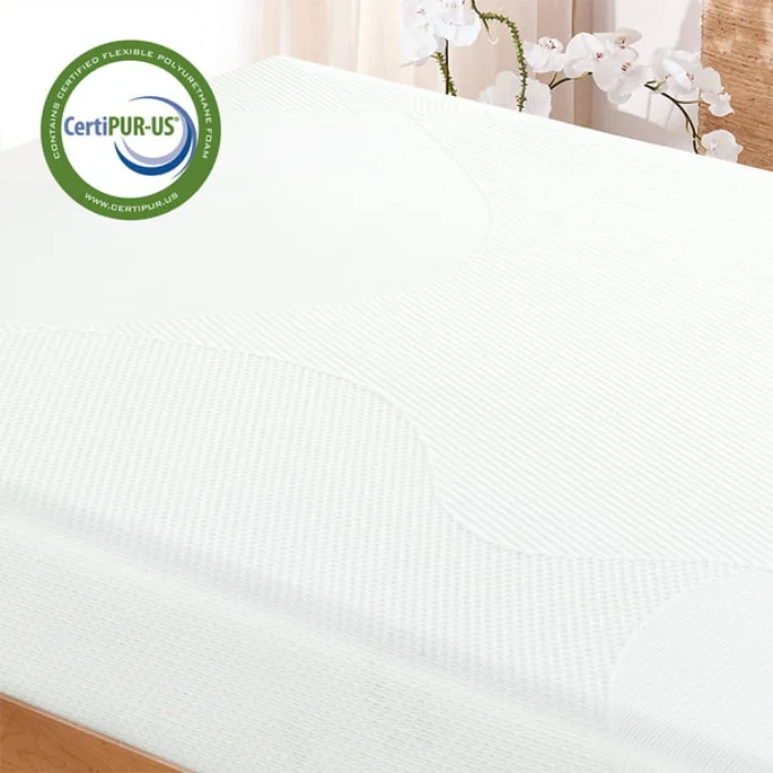 Air Flow Green Tea Memory Foam Mattress Spa Mattress Fill In Wave Egg Foam PU Foam Mattress Water Proof Cover No Spring