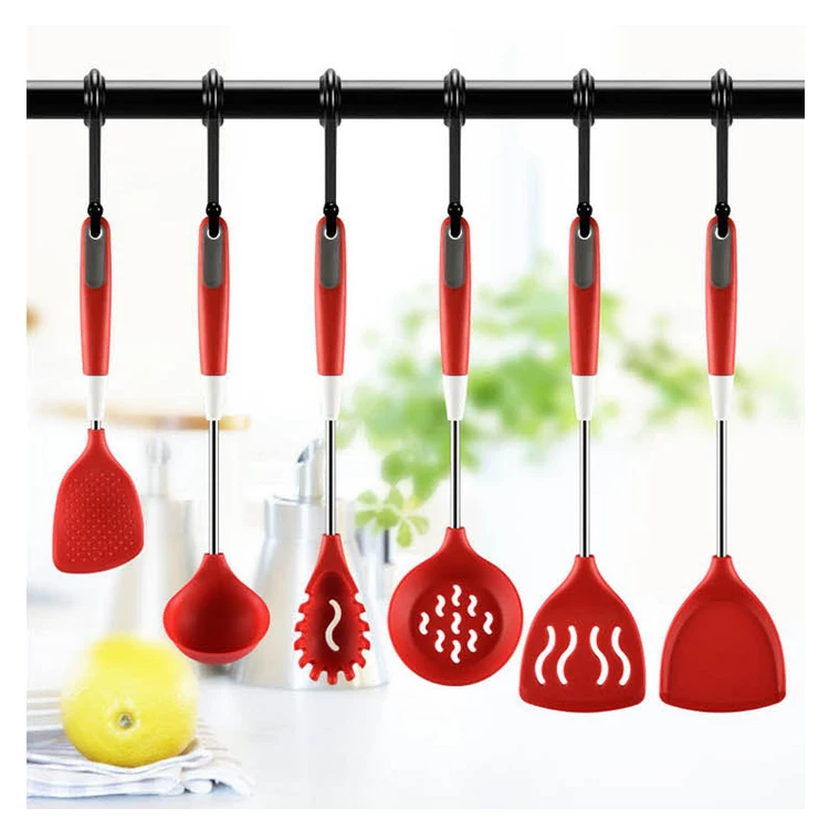 Высококачественная посуда из нержавеющей стали для кемпинга, кухонная утварь, наборы из 7 предметов с полкой для хранения