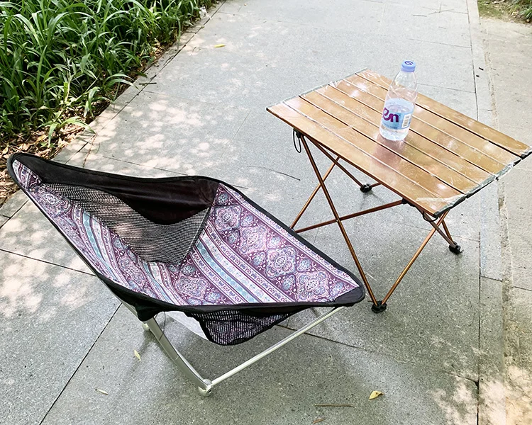 Manufacture Chaise Ultralight Outdoor Camping Chair Aluminium China Aluminum Customized Logo Outdoor Furniture Beach Chairs
