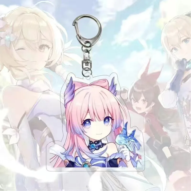 wholesale Genshin Impact Yae Miko Kaveh Baizhu Wanderer acrylic Keychain Figure Badge Anime acrylic keyring Game