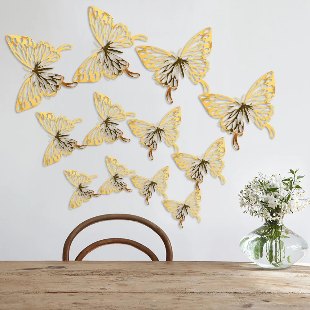 Hot Selling Cheap Price Self Adhesive Butterfly Wall Sticker