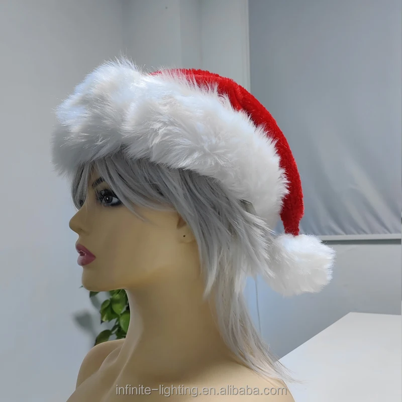 Festival Christmas Hat Party Hat Colorful LED Light Up Christmas Hat For Party Performance