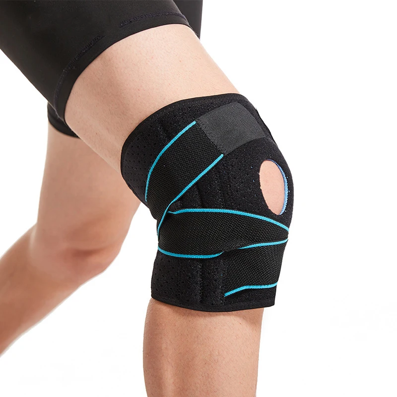 Hot selling adjustable chloroprene rubber basketball sports protective gear compressed high-quality anti sprain knee pads