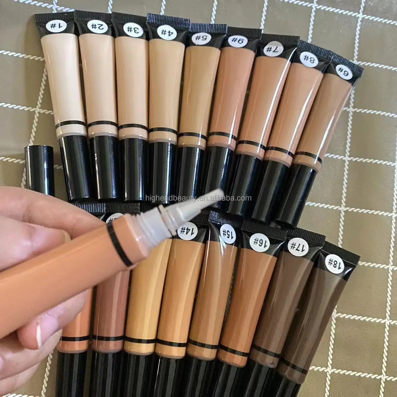 High Quality Soft Matte Cream Concealer Soft Tube Liquid Concealer Private Label