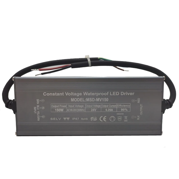 100W Waterproof Constant Voltage controller for led light ac to dc power supply 24V 12V LED Power supply PSU